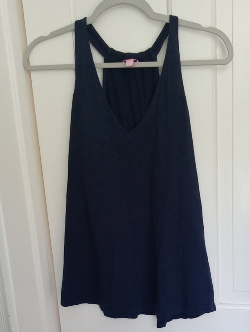 Lilly Pulitzer Minka Trapeze Tank Top True Navy Solid Size S